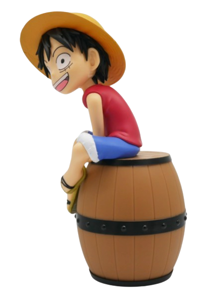 Luffy sur Tonneau - Figurine Lumineuse 27cm Teknofun