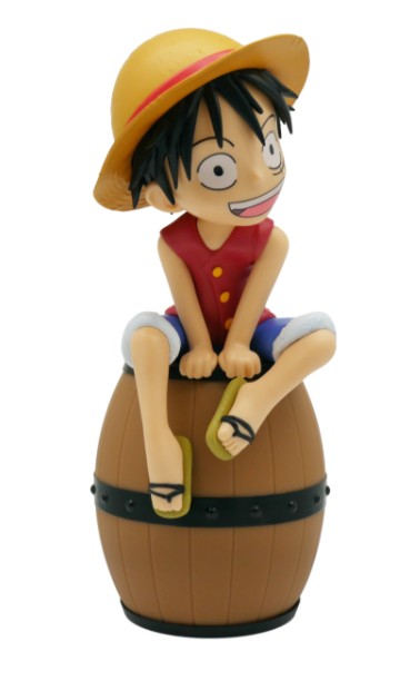 Luffy sur Tonneau - Figurine Lumineuse 27cm Teknofun