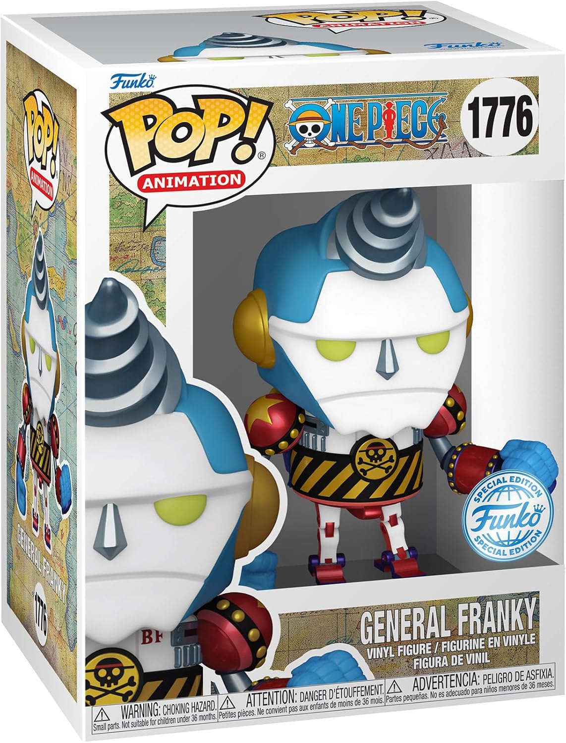 General Franky – Figurine POP Animation N°1776 (avec Chase, GW) Funko