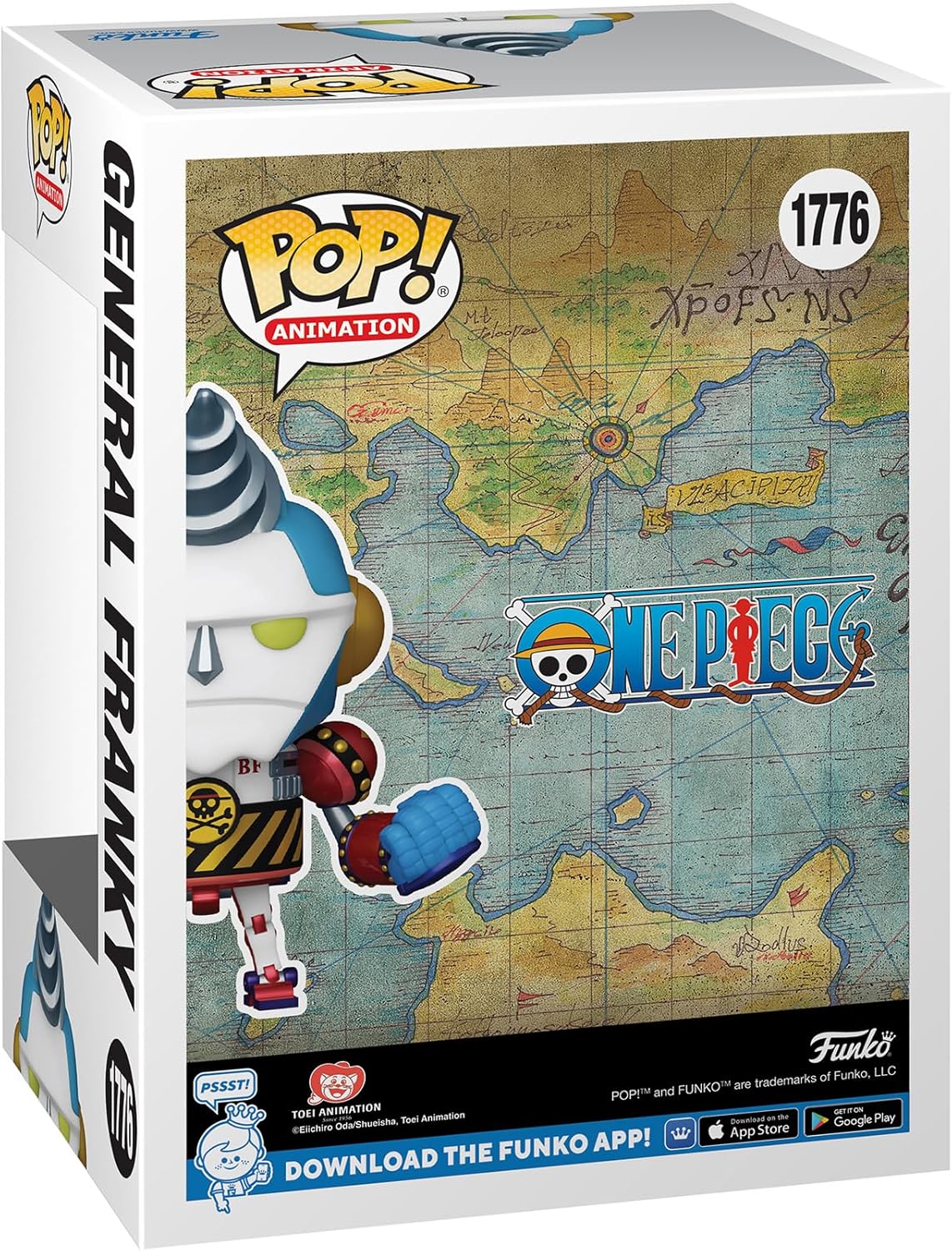 General Franky – Figurine POP Animation N°1776 (avec Chase, GW) Funko
