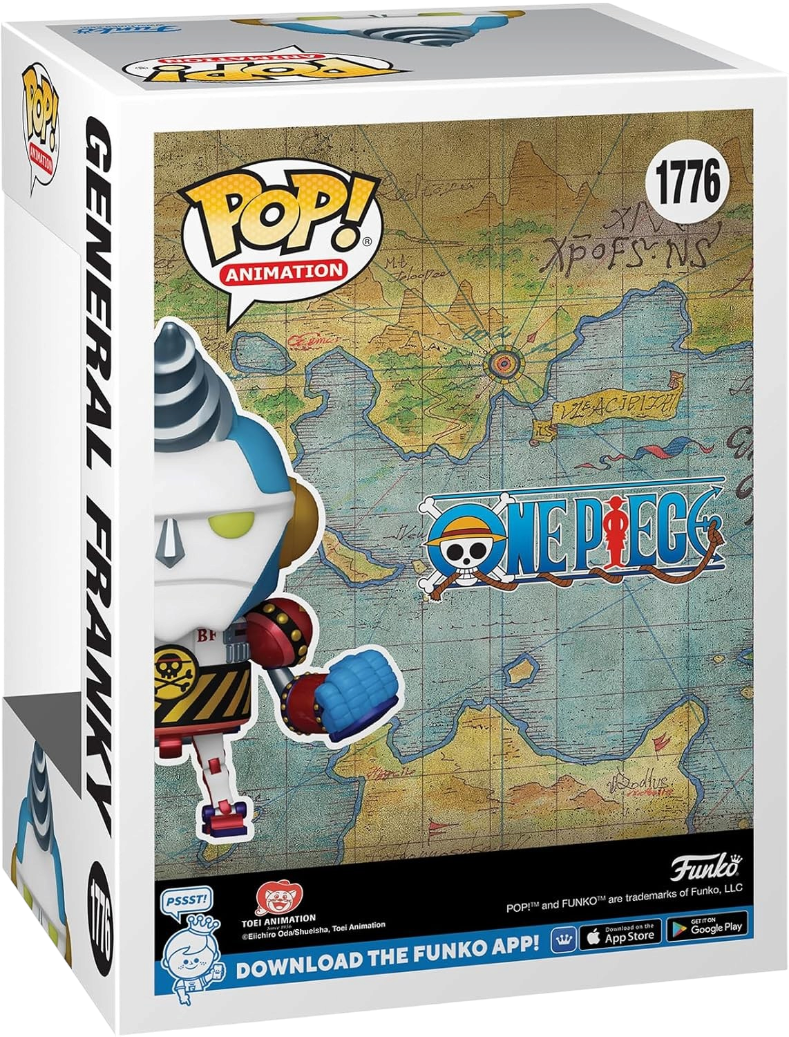 General Franky – Figurine POP Animation N°1776 (avec Chase, GW) Funko