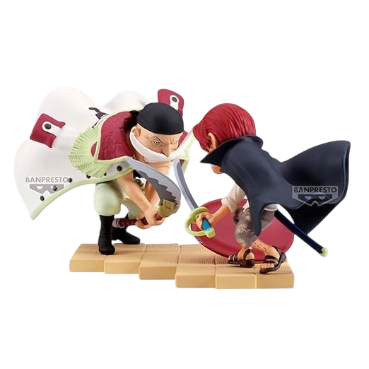 Edward Newgate vs Shanks – Figurine WCF Log Stories 13cm Banpresto