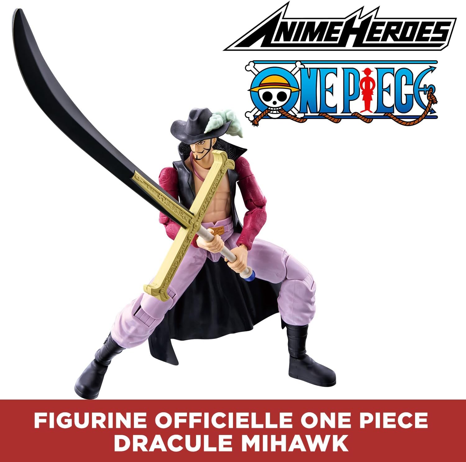 Dracule Mihawk – Figurine Anime Heroes 17cm BANDAI