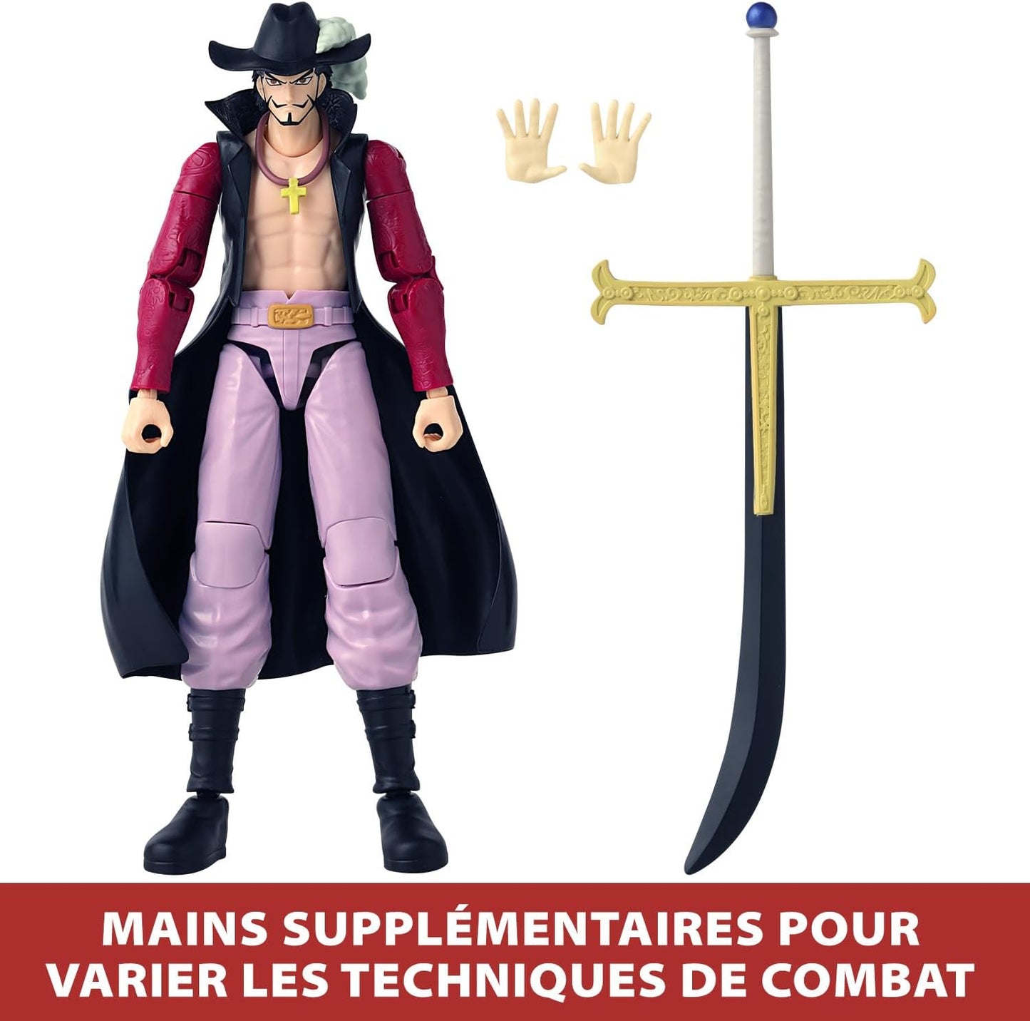 Dracule Mihawk – Figurine Anime Heroes 17cm BANDAI