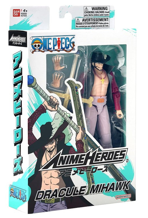 Dracule Mihawk – Figurine Anime Heroes 17cm BANDAI