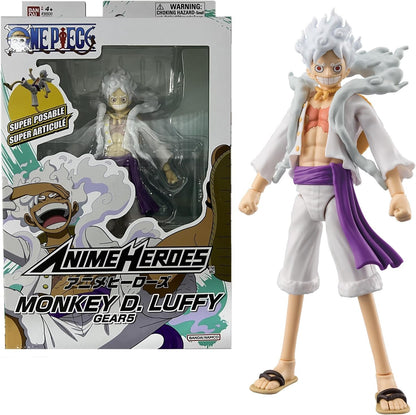 Luffy Gear 5 – Figurine Anime Heroes 17cm BANDAI