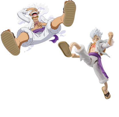 Luffy Gear 5 – Figurine Anime Heroes 17cm BANDAI