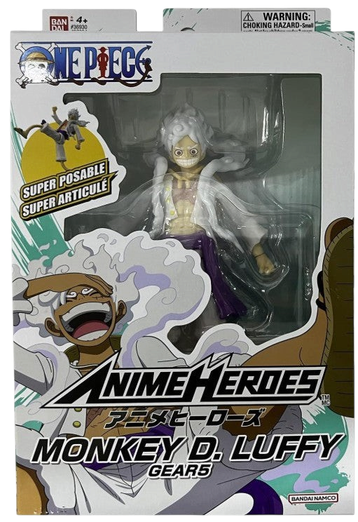 Luffy Gear 5 – Figurine Anime Heroes 17cm BANDAI