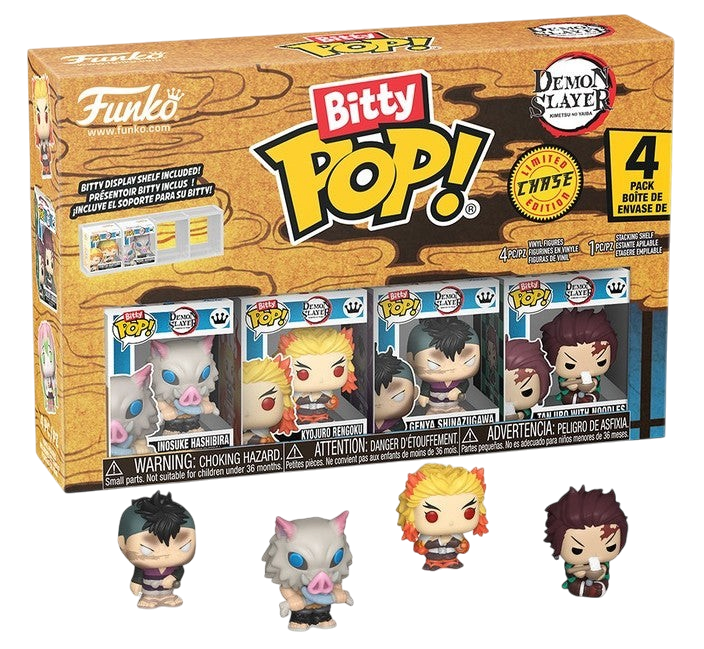 Bitty Pop 4 Pack 2.5cm - Inosuke Funko