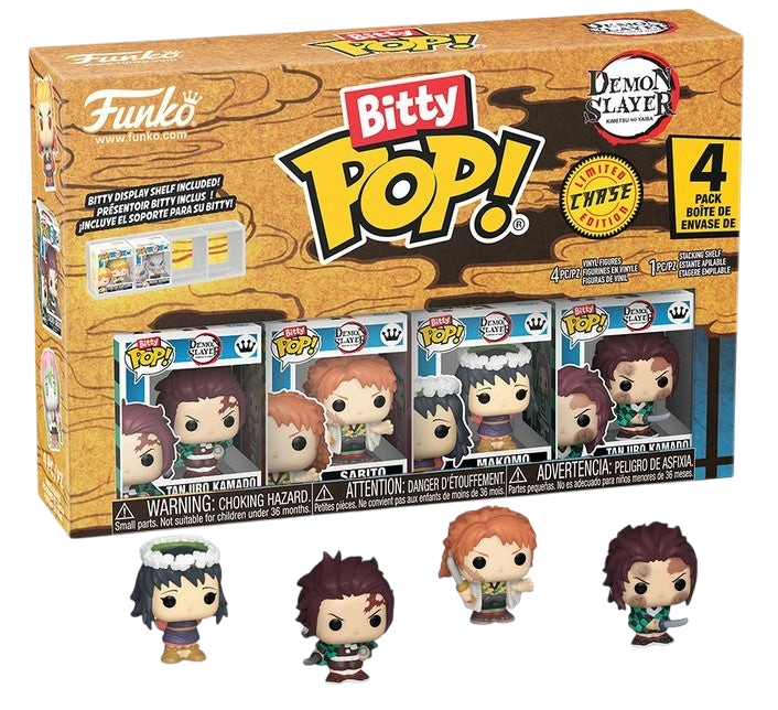 Bitty Pop 4 Pack 2.5cm - Tanjiro Funko