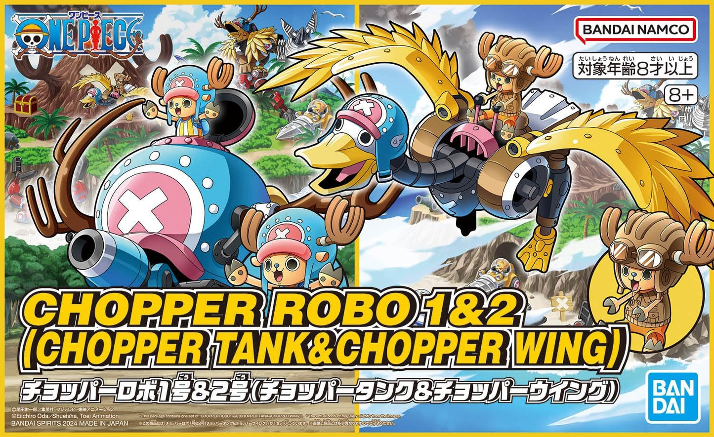 Chopper Robot 1 & 2 – Model Kit (Tank & Wing) BANDAI
