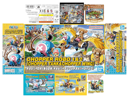 Chopper Robot 1 & 2 – Model Kit (Tank & Wing) BANDAI