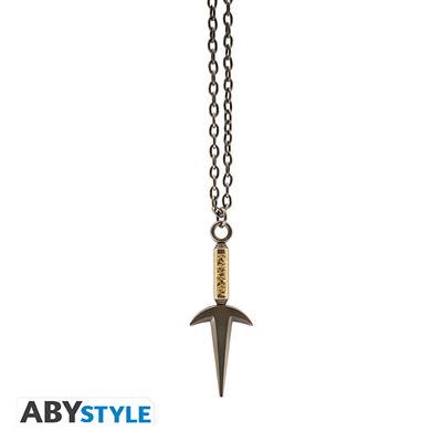NARUTO SHIPPUDEN - Collier avec pendentif 3D "Kunai Minato" X4
