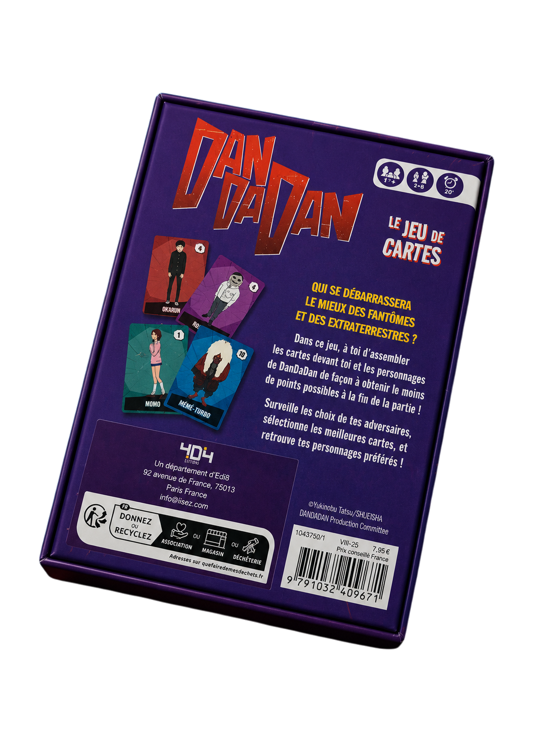 DANDADAN Le jeu de cartes (Fr) Nippon Doki