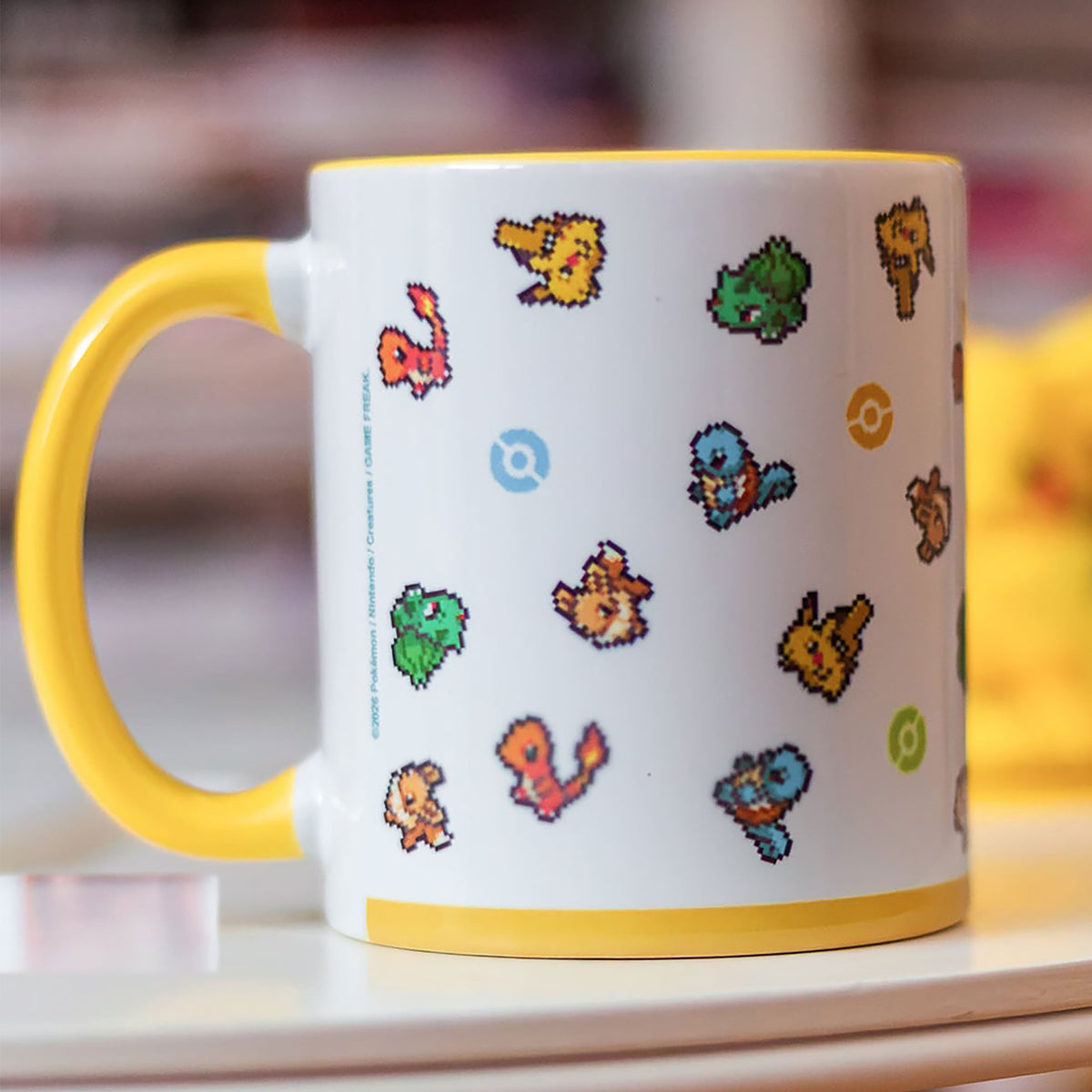 Pokemon Mug - 320 ml - Pixel Art