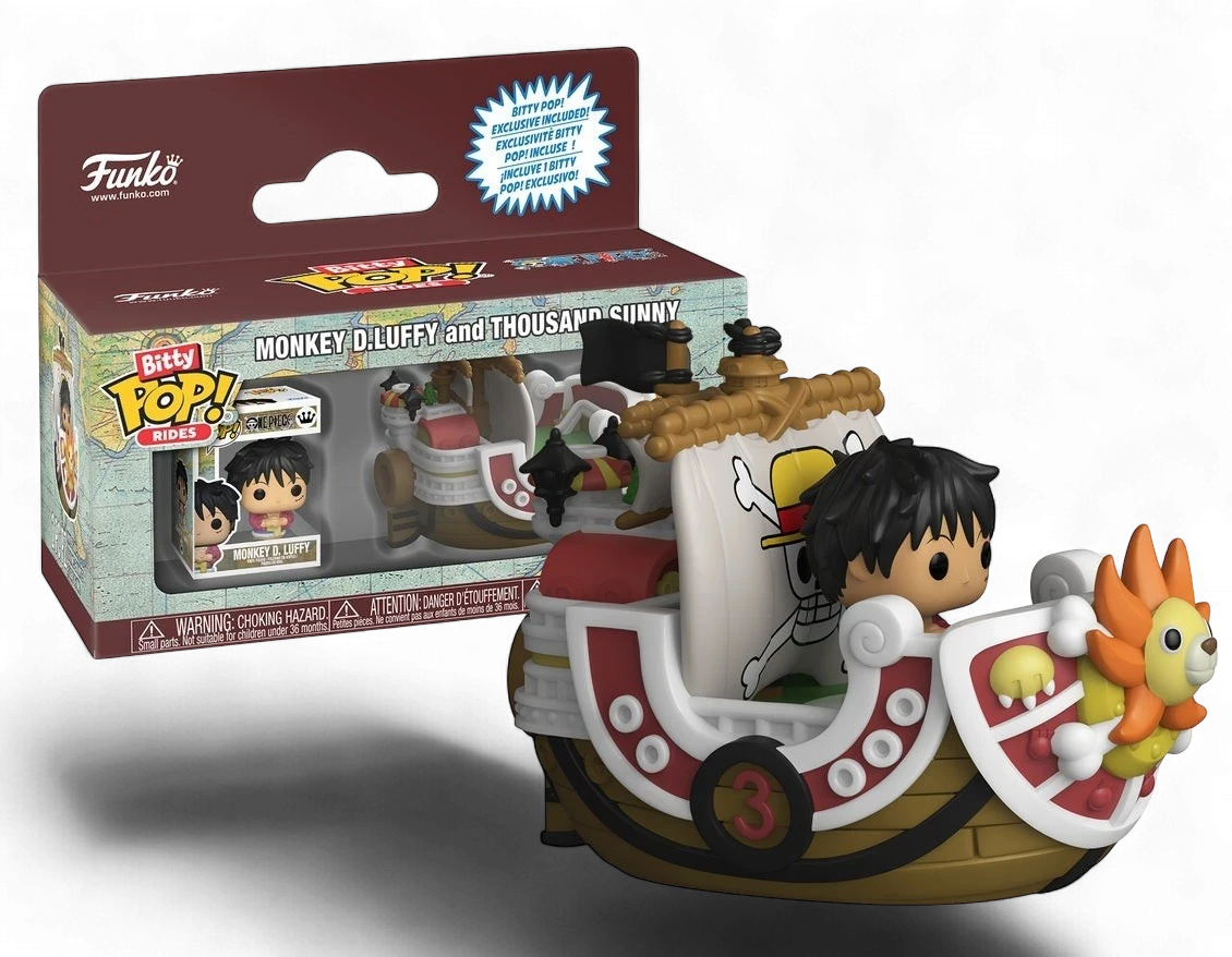 One Piece - Thousand Sunny avec Luffy - Bitty Pop Ride
