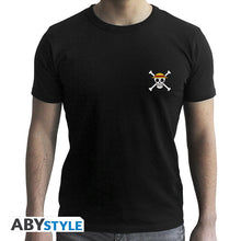 One Piece Tshirt noir new fit - Wanted Luffy ABYstyle
