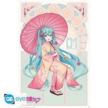Hatsune Miku Poster Maxi 91,5x61 FSC MIX - Sakura Kimono