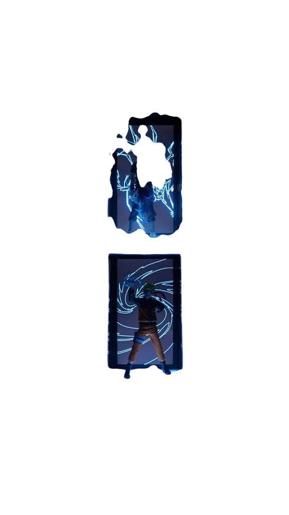 Sasuke Uchiha - Statuette NEON TSUME TSUME