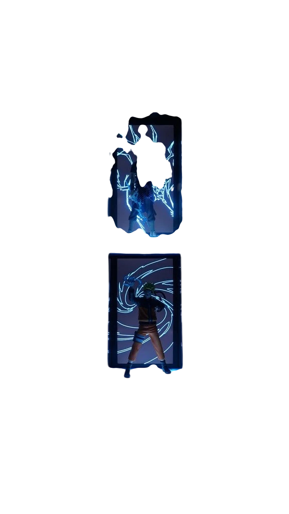 Sasuke Uchiha - Statuette NEON TSUME TSUME