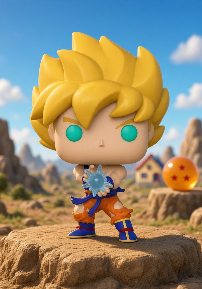 Dragon Ball - Son Goku SSJ (Kamehameha) - Figurine POP N°948 Funko
