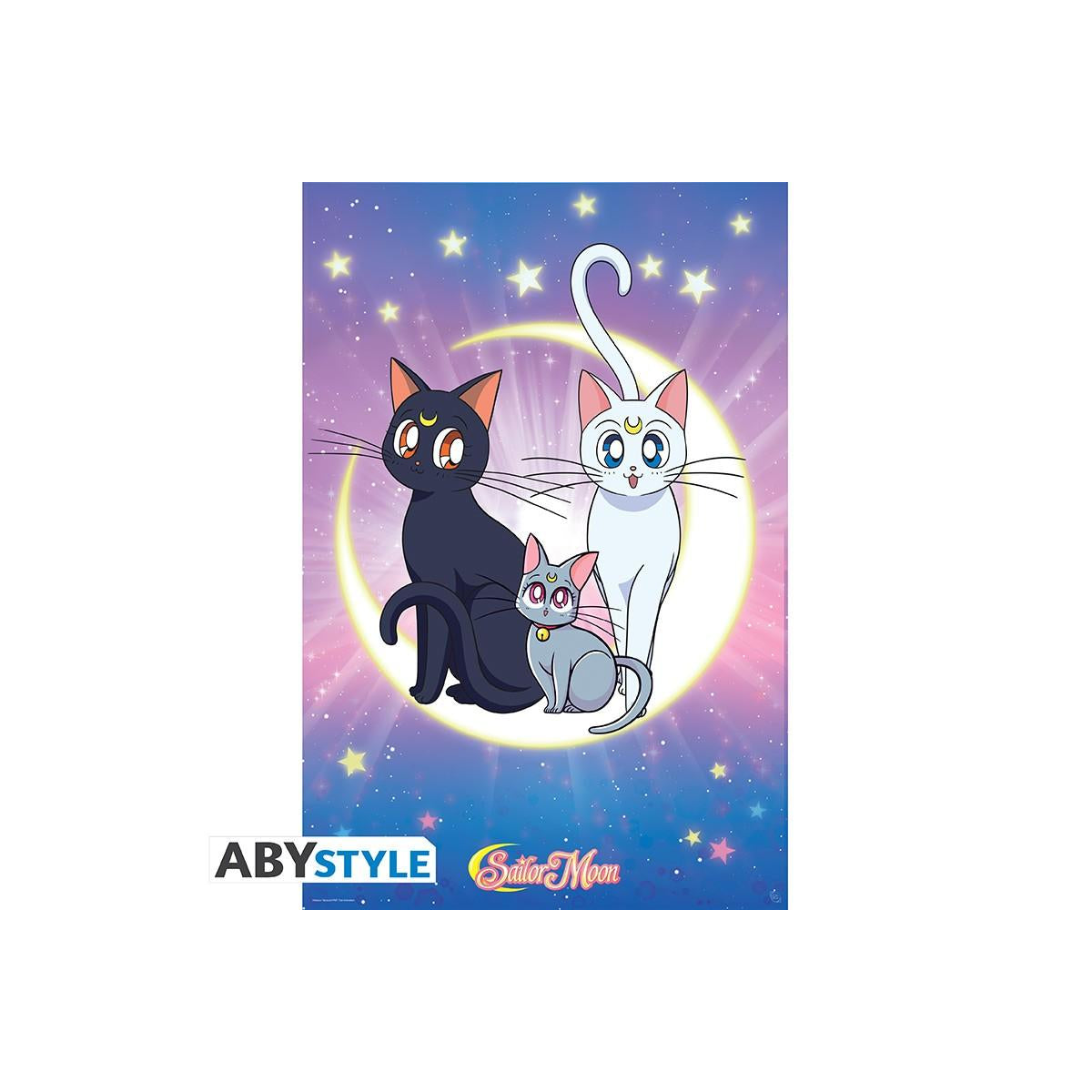 SAILOR MOON - Poster Maxi 91,5x61 - Luna, Artemis & Diana - vue 2