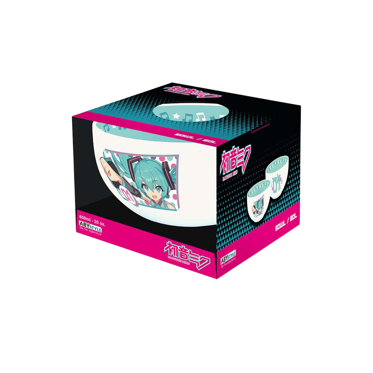 Hatsune Miku Bol - 600 ml - "Hatsune Miku" boîte