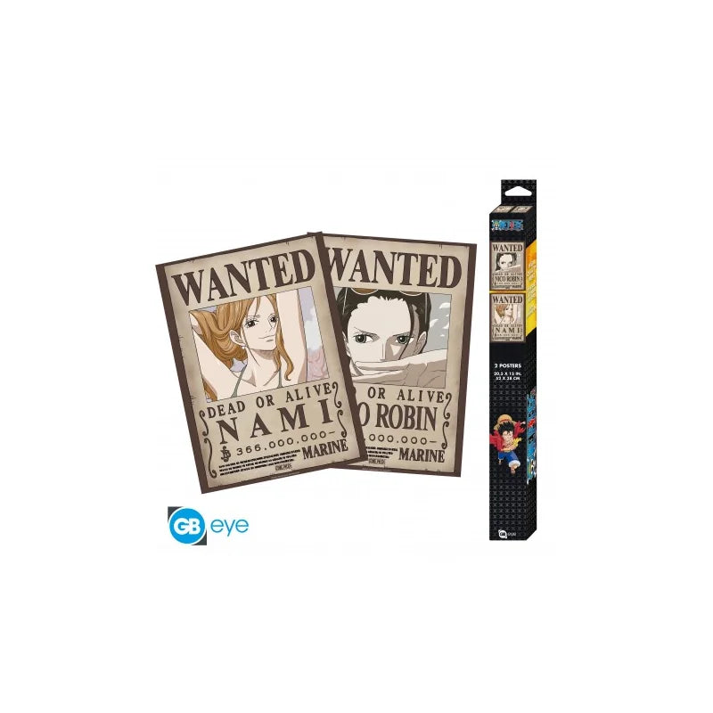 ONE PIECE - Set 2 Posters Chibi 52x38 - Nami & Robin x4* - vue 2