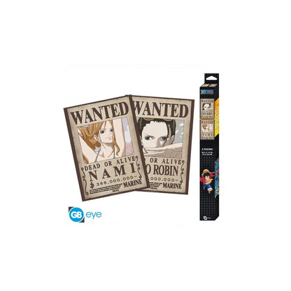 ONE PIECE - Set 2 Posters Chibi 52x38 - Nami & Robin x4* - vue 2