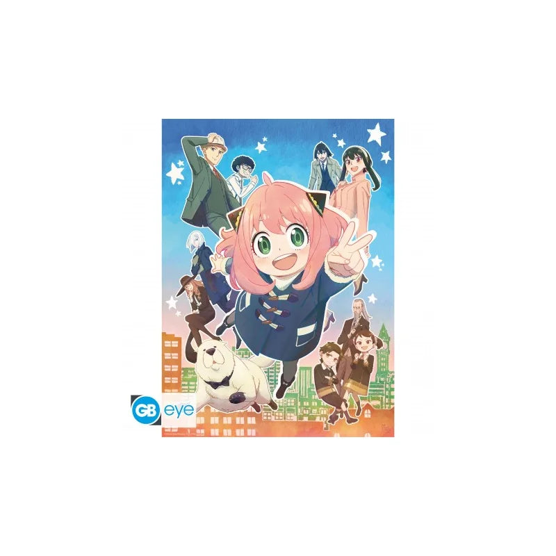SPY X FAMILY - Set 2 Posters Chibi 52x38 - Une double famille x4 * - vue 4