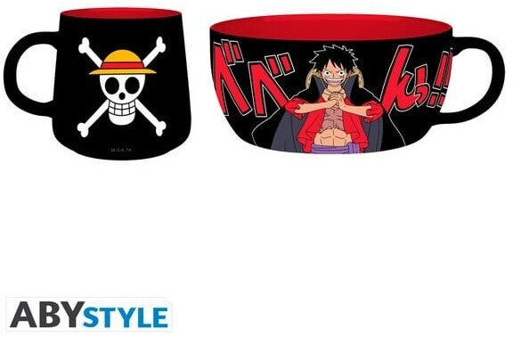 ONE PIECE - Set Petit Déjeuner Mug + Bol - Luffy - vue 3