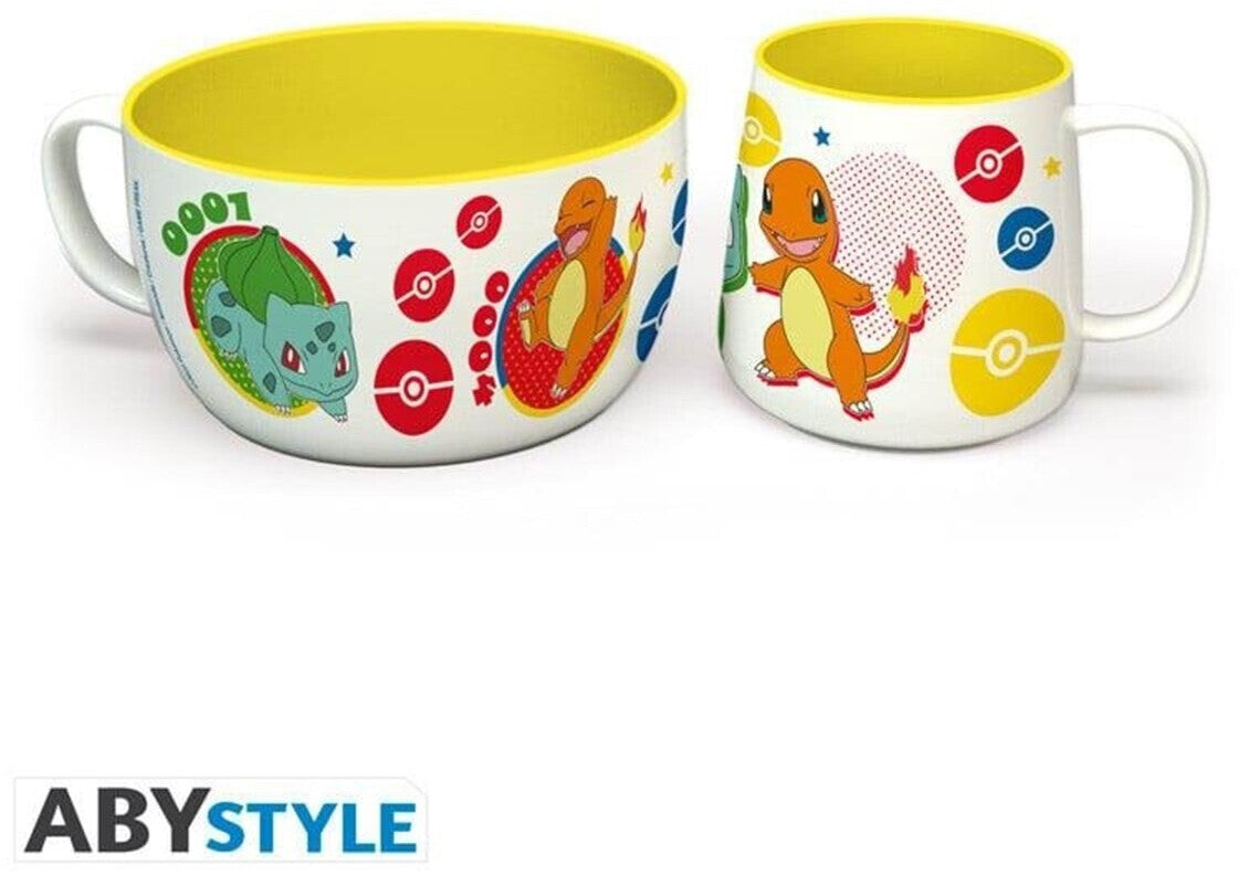 POKEMON - Set Petit Déjeuner Mug + Bol - Pikachu & Kanto Starters - vue 4