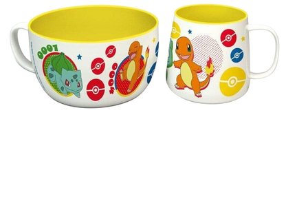 Pokemon Set Petit Déjeuner Mug + Bol - Pikachu
