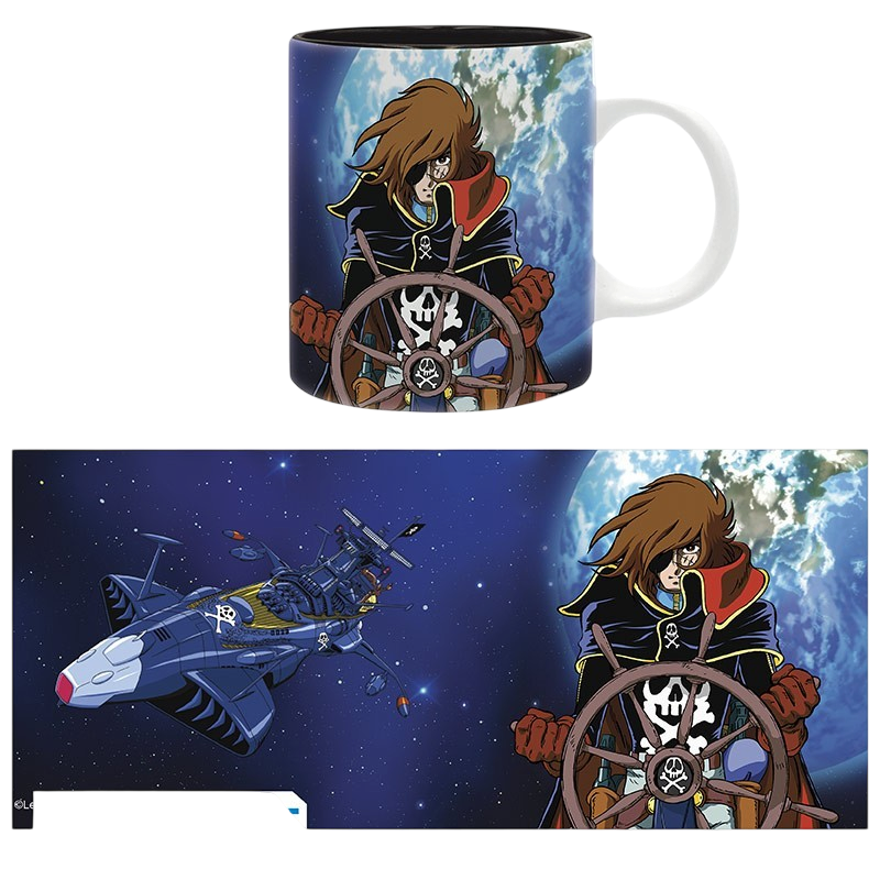 ALBATOR - Mug - 320 ml - Albator & Vaisseau - subli - boîtex2 - vue 3