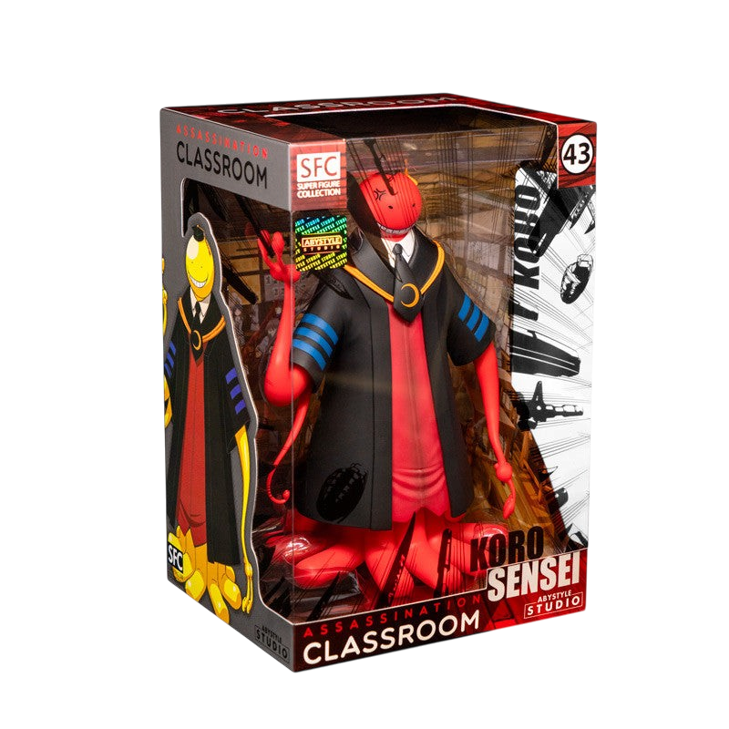 ASSASSINATION CLASSROOM - Figurine "Koro Sensei" rouge x2 - vue 3