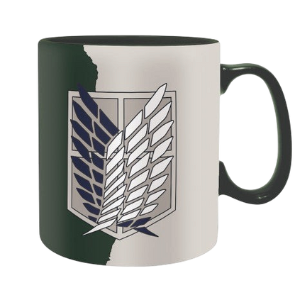 ATTACK ON TITAN - Mug - 460 ml - Emblème S4 - boîte carton x2 V2 - vue 2