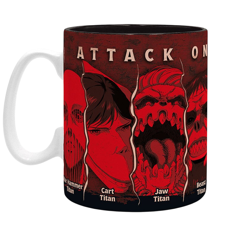 ATTACK ON TITAN - Mug - 460 ml - Les Titans - subli - boîte x2 - vue 3
