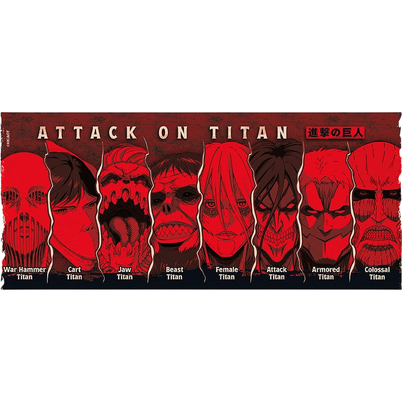 ATTACK ON TITAN - Mug - 460 ml - Les Titans - subli - boîte x2 - vue 4
