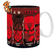 ATTACK ON TITAN - Mug - 460 ml - Les Titans - subli - boîte x2 - vue 2