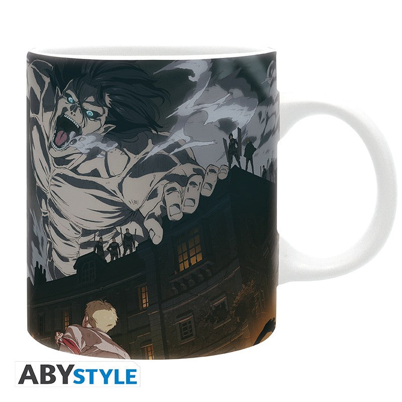 ATTACK ON TITAN - Mug - 460 ml - Emblème S4 - boîte carton x2 V2