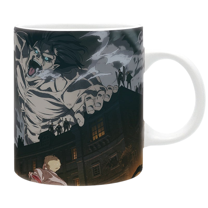 ATTACK ON TITAN - Mug - 460 ml - Emblème S4 - boîte carton x2 V2