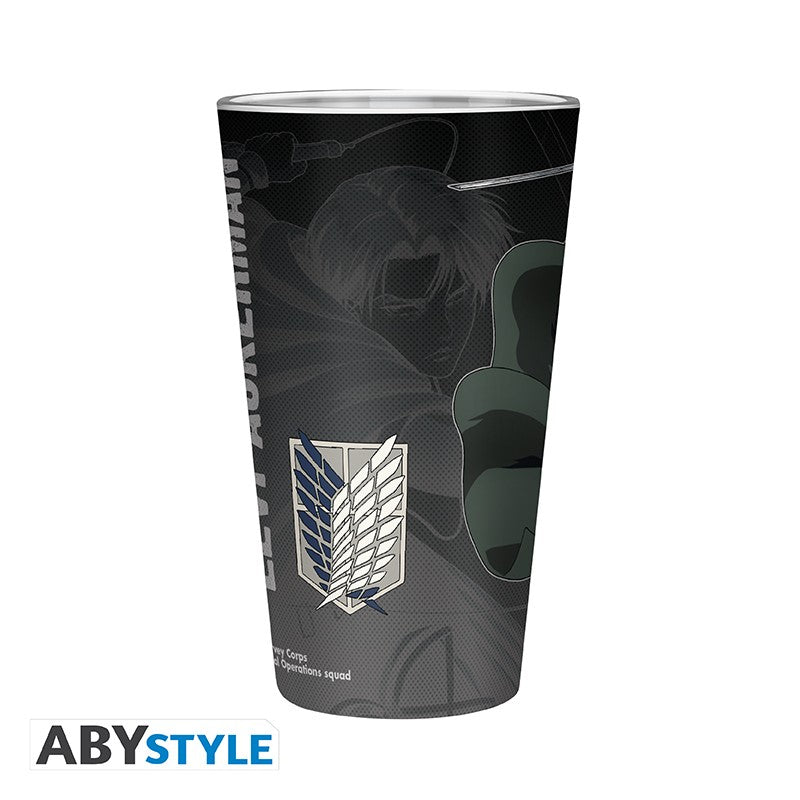ATTACK ON TITAN - Verre XXL - 400 ml - Levi S4 - x2 - vue 4