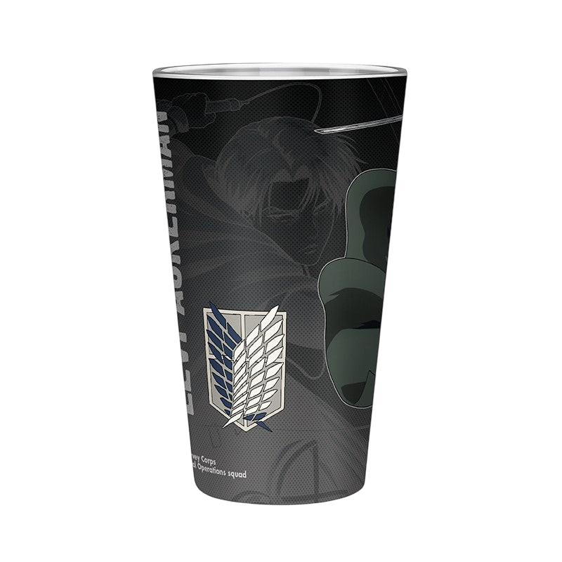 ATTACK ON TITAN - Verre XXL - 400 ml - Levi S4 - x2 - vue 4