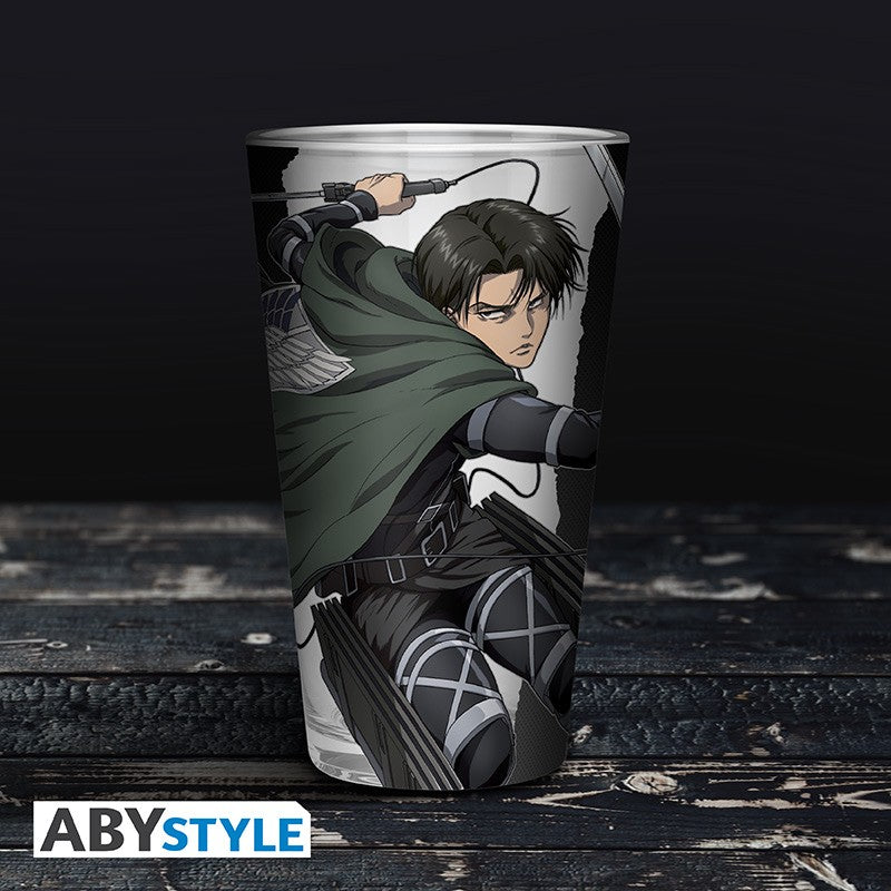 ATTACK ON TITAN - Verre XXL - 400 ml - Levi S4 - x2 - vue 2
