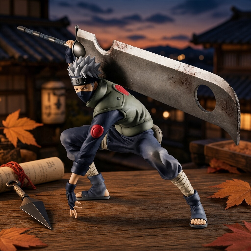 Naruto - Kakashi Hatake - Statuette Ninja War 15th Anniversary MegaHouse