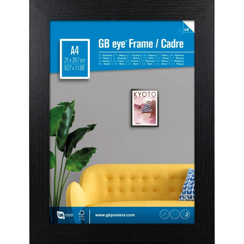 GBEYE - Cadre MDF Noir - Maxi - 61 x 91.5 cm - X2 - vue 3