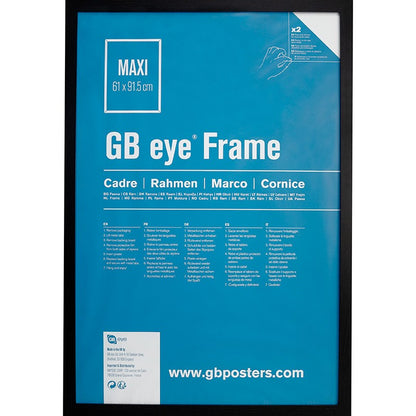 GBEYE - Cadre MDF Noir - Maxi - 61 x 91.5 cm - X2