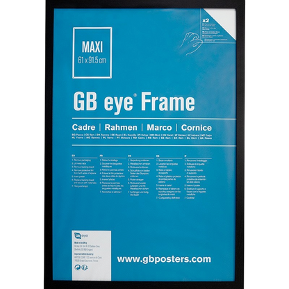 GBEYE - Cadre MDF Noir - Maxi - 61 x 91.5 cm - X2