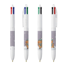 BESPOKE - Capybara Glisse Féérique - Stylo BIC 4 couleurs-Ind ONLYx10