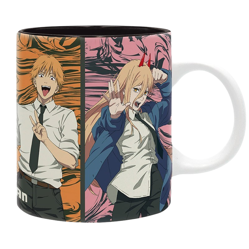 CHAINSAW MAN - Mug Heat Change - 460ml - Denji & Aki - cartonx2 - vue 3